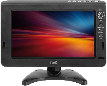 Přenosný televizor Trevi, LTV 2010 S2 TV LED, 10", DVB-T2, dálkový ovladač LCD displej